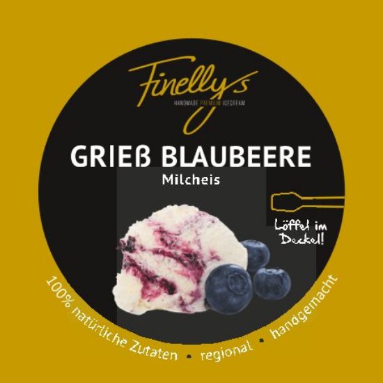 Bild von Finelly`s Cup Grieß Blaubeere