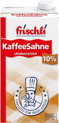 Bild von Kaffeesahne 10% Fett 1ltr.