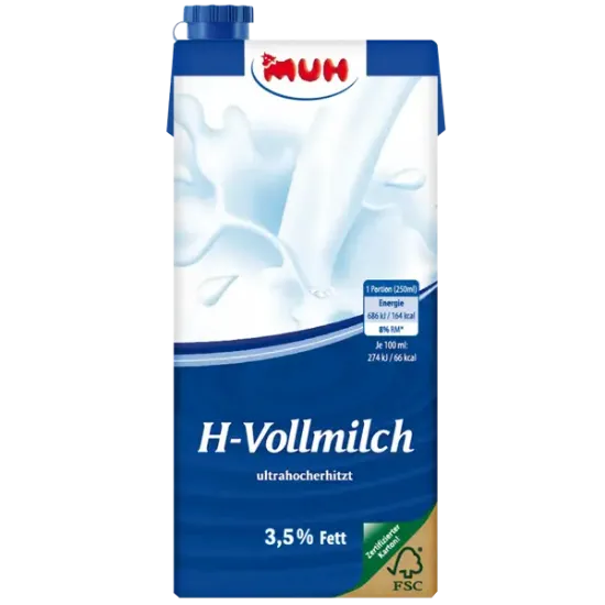 Bild von H-Milch 3,5% Fett, 1l (60)