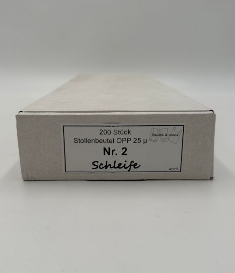 Bild von Stollenbeutel Gr.2 130x460mm