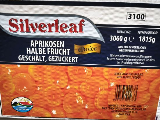 Bild von BE Aprikosen 3/1 südaf.1/2 Fr.