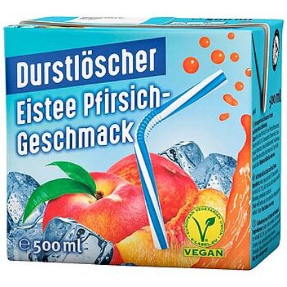 Bild von Durstl.Eistee Pfirsich 0,5ltr.