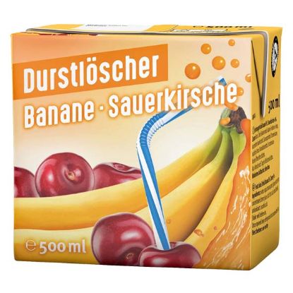 Bild von Durstl. Banane/Kirsch 0,5ltr.