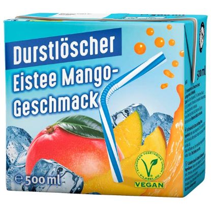 Bild von Durstl. Eistee Mango 0,5ltr.