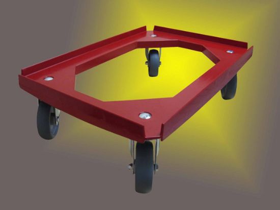 Bild von Transportrollwagen 60x40cm rot