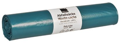 Bild von Müllsäcke blau 120l, 25 Stück