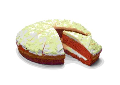Bild von @Mey.Roter Schoko-Kuppelkuchen